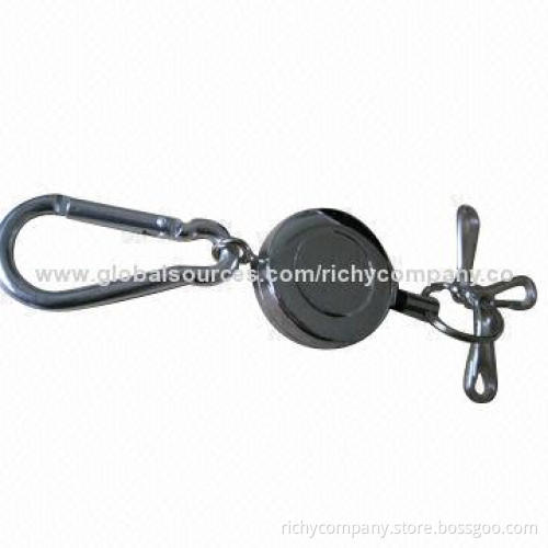 Metal Badge Reel with 3.2cm Diameter